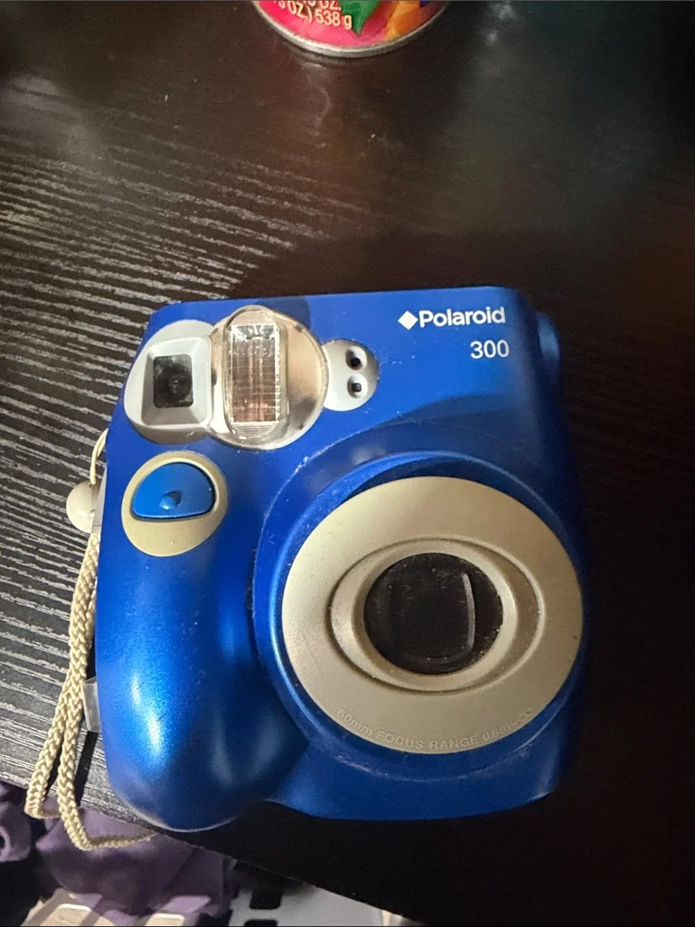 Polaroid 300 Instant Camera in Blue and Cream